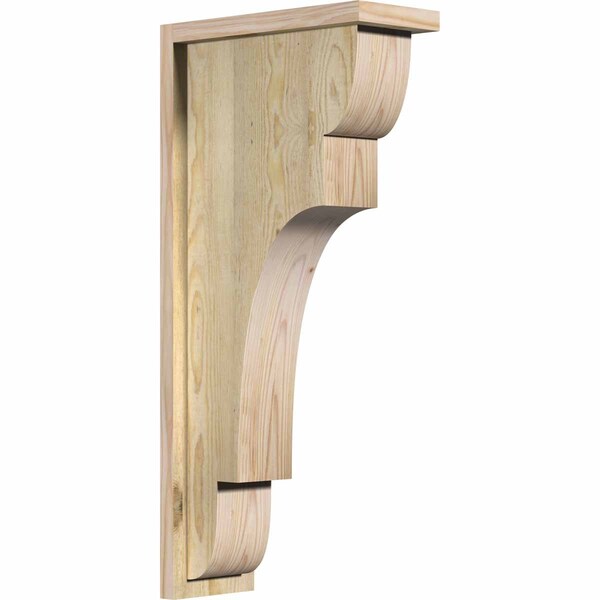 Ekena Millwork New Brighton Rough Sawn Corbel w/Backplate, Douglas Fir, 6"W x 14"D x 30"H COR06X14X30NEB01RDF - main